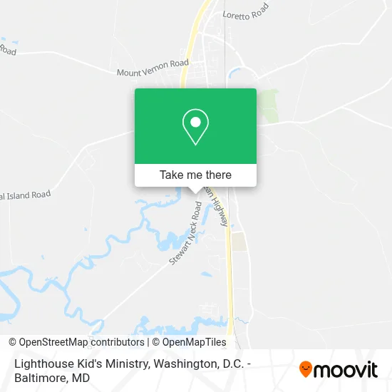Lighthouse Kid's Ministry map