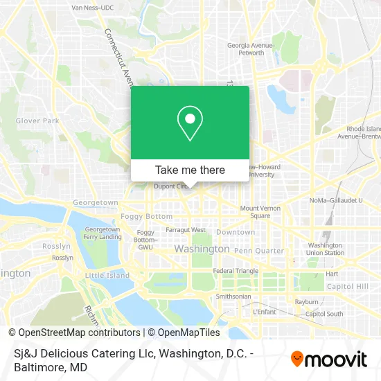 Sj&J Delicious Catering Llc map