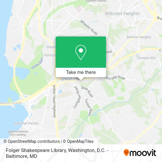 Folger Shakespeare Library map