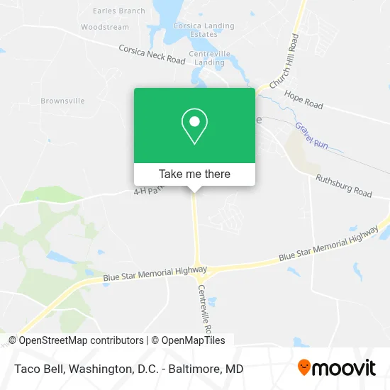 Taco Bell map