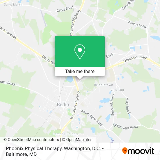 Phoenix Physical Therapy map