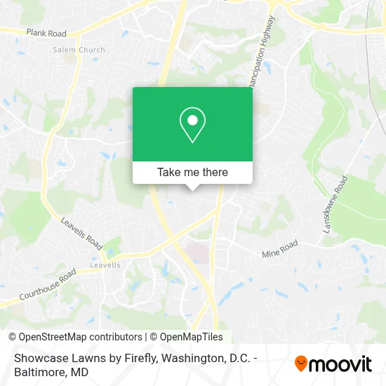 Showcase Lawns by Firefly map