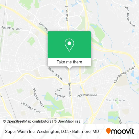 Super Wash Inc map