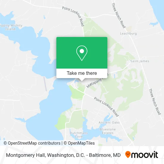 Montgomery Hall map