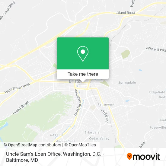 Uncle Sam's Loan Office map