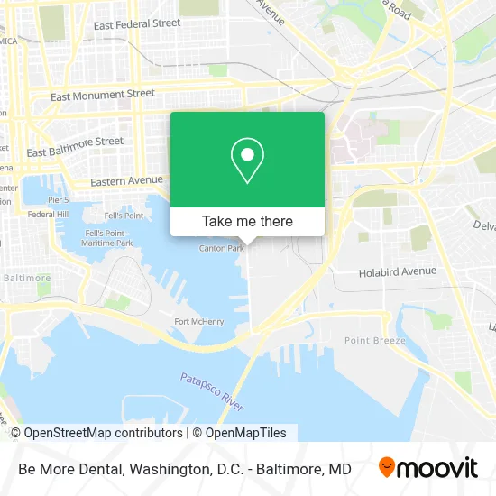 Be More Dental map