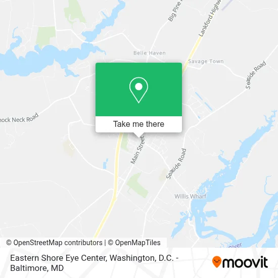 Eastern Shore Eye Center map