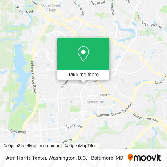 Atm Harris Teeter map