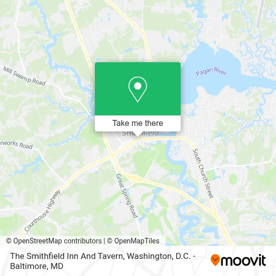 The Smithfield Inn And Tavern map