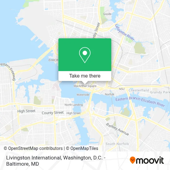 Livingston International map