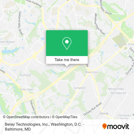 Belay Technologies, Inc. map