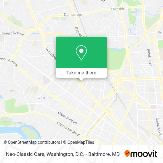 Neo-Classic Cars map