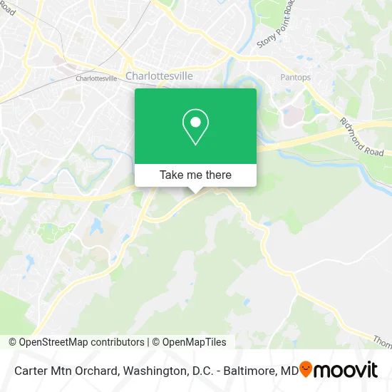 Carter Mtn Orchard map
