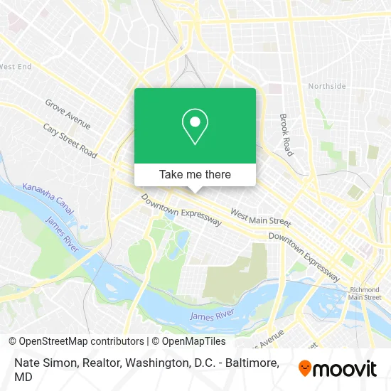 Nate Simon, Realtor map