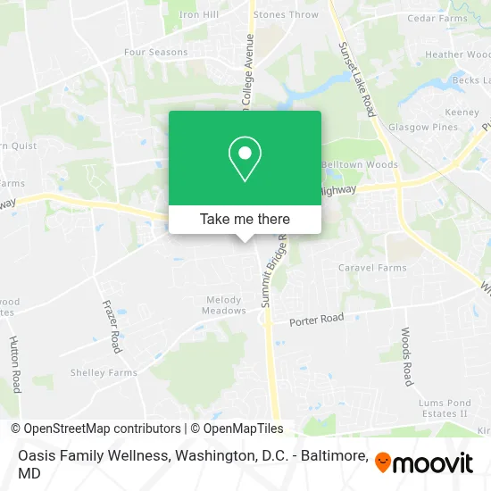 Oasis Family Wellness map