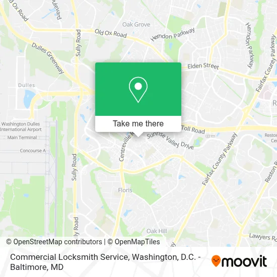 Commercial Locksmith Service map