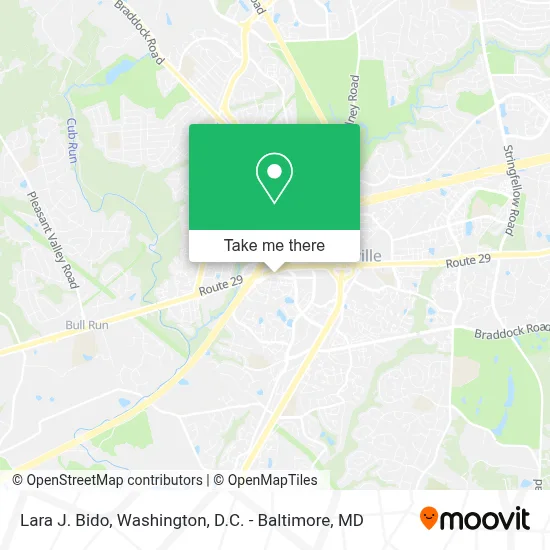 Lara J. Bido map
