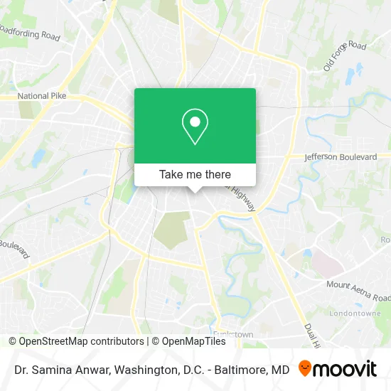 Dr. Samina Anwar map