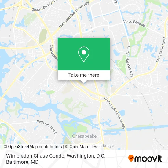 Wimbledon Chase Condo map