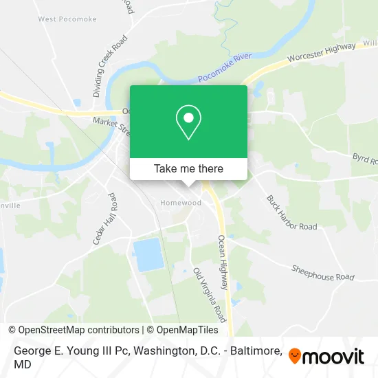 George E. Young III Pc map