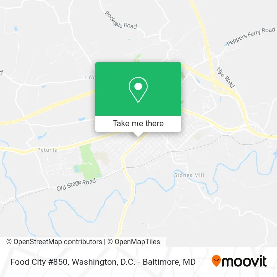 Food City #850 map
