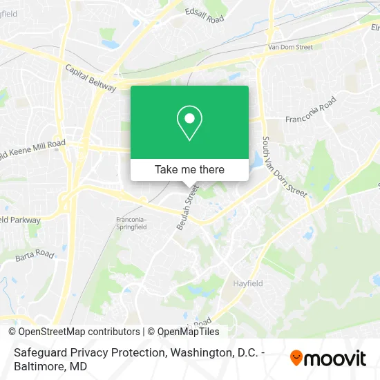 Safeguard Privacy Protection map