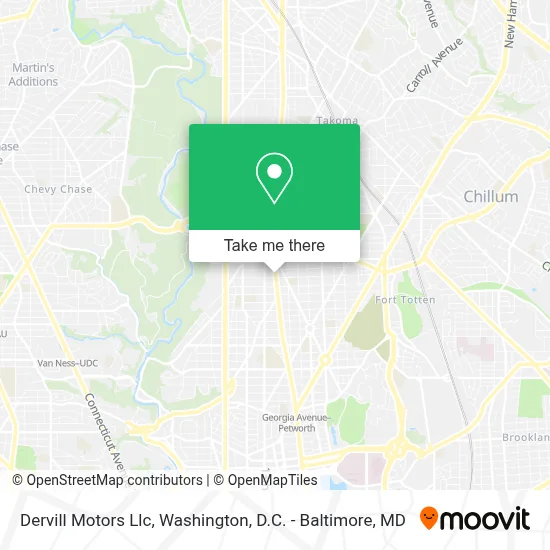 Dervill Motors Llc map