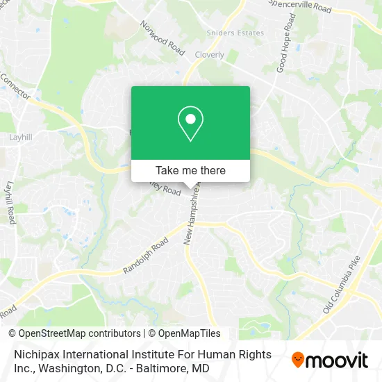Nichipax International Institute For Human Rights Inc. map