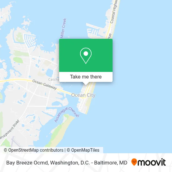 Bay Breeze Ocmd map