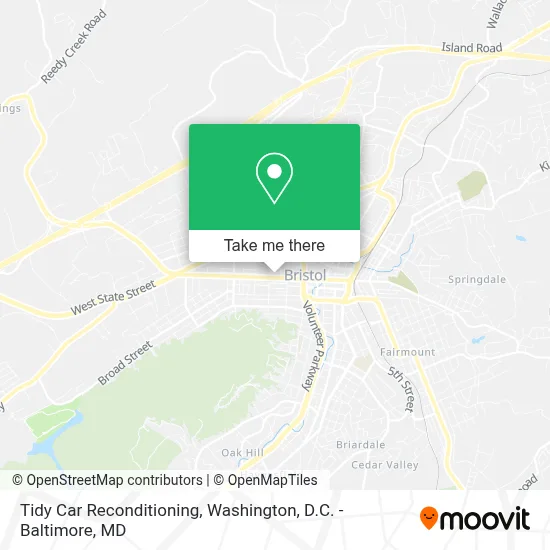 Tidy Car Reconditioning map