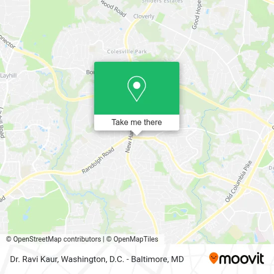 Dr. Ravi Kaur map