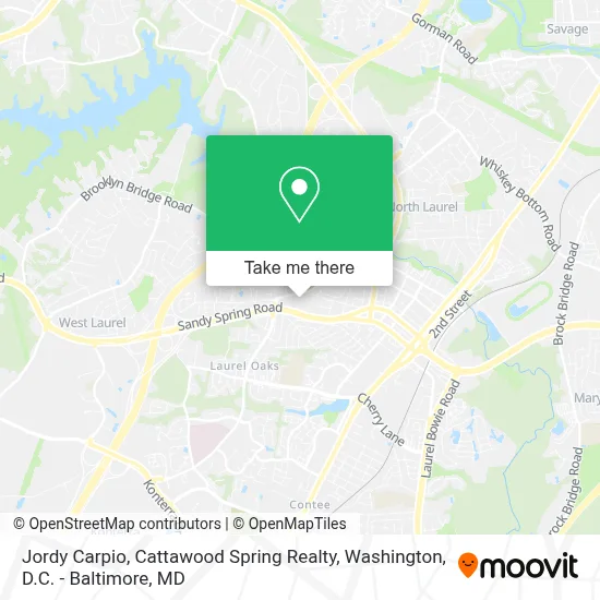Jordy Carpio, Cattawood Spring Realty map
