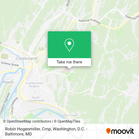 Robin Hogenmiller, Crnp map