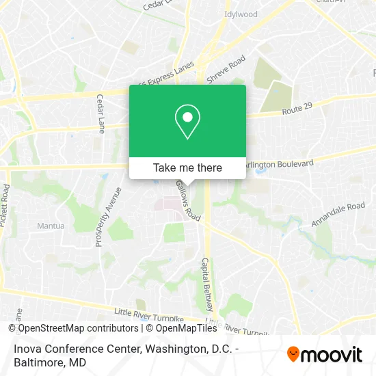 Inova Conference Center map