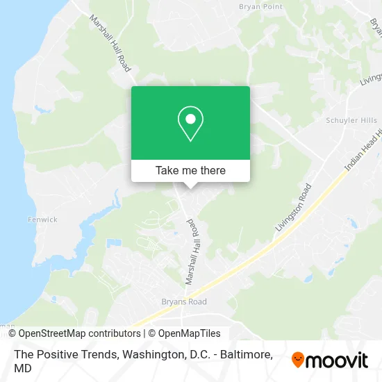 The Positive Trends map
