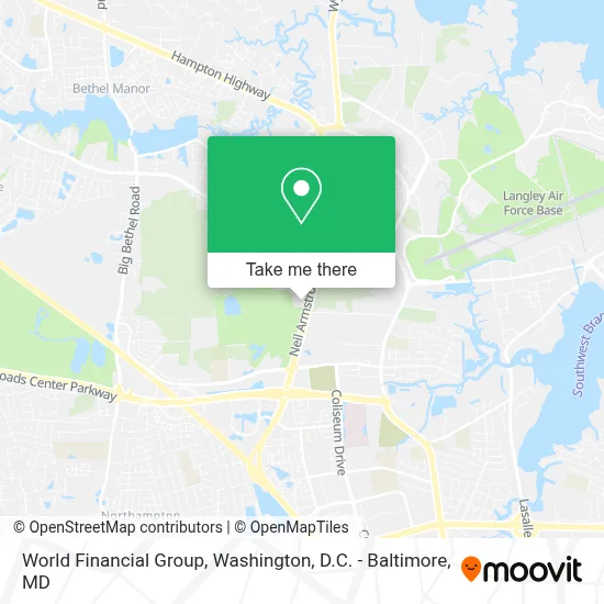 World Financial Group map