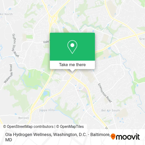 Ola Hydrogen Wellness map