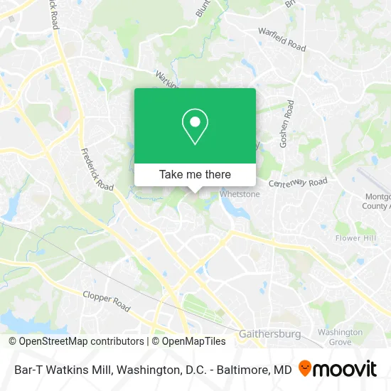 Bar-T Watkins Mill map