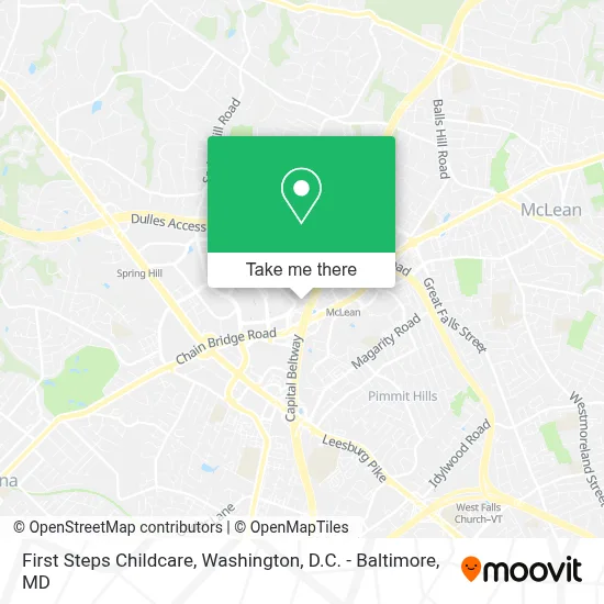 First Steps Childcare map