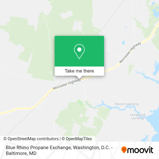 Blue Rhino Propane Exchange map