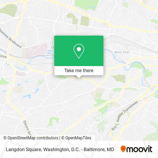 Langdon Square map