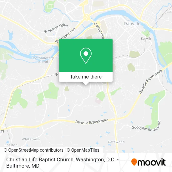 Christian Life Baptist Church map