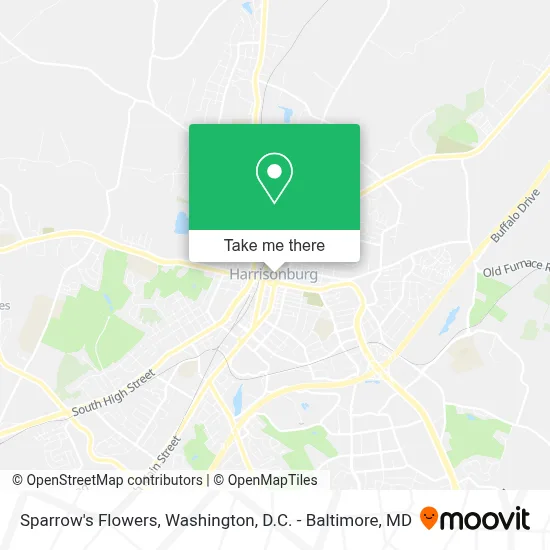 Sparrow's Flowers map