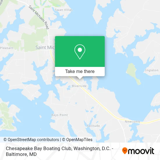 Chesapeake Bay Boating Club map