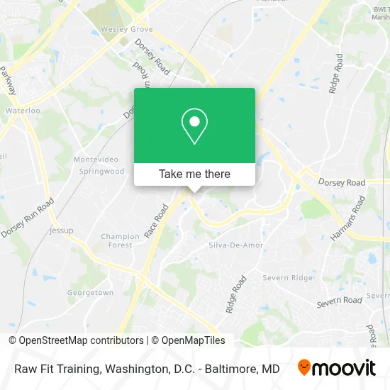 Raw Fit Training map