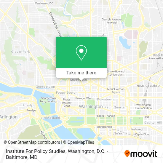Institute For Policy Studies map