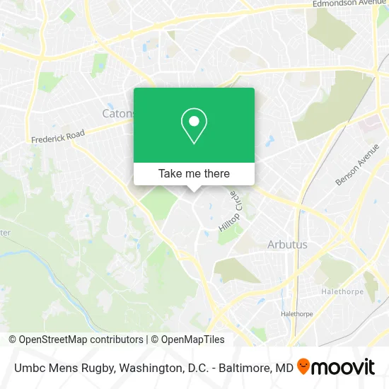 Umbc Mens Rugby map