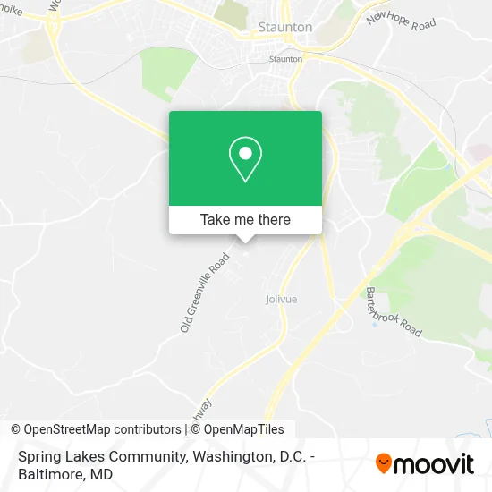 Spring Lakes Community map