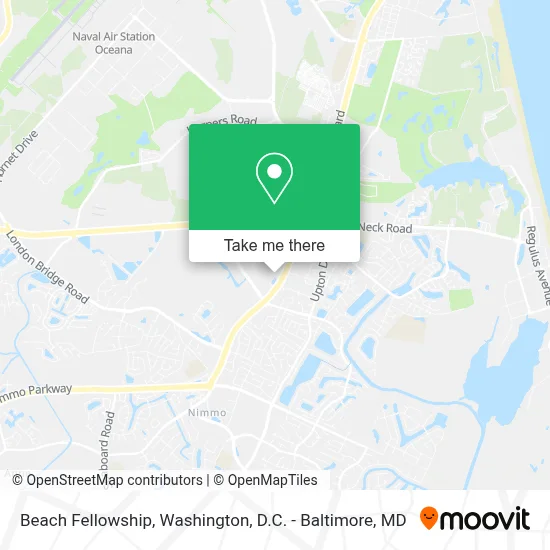Beach Fellowship map