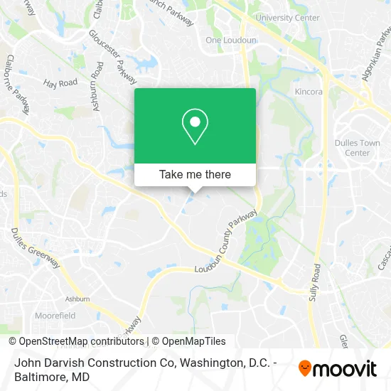 John Darvish Construction Co map
